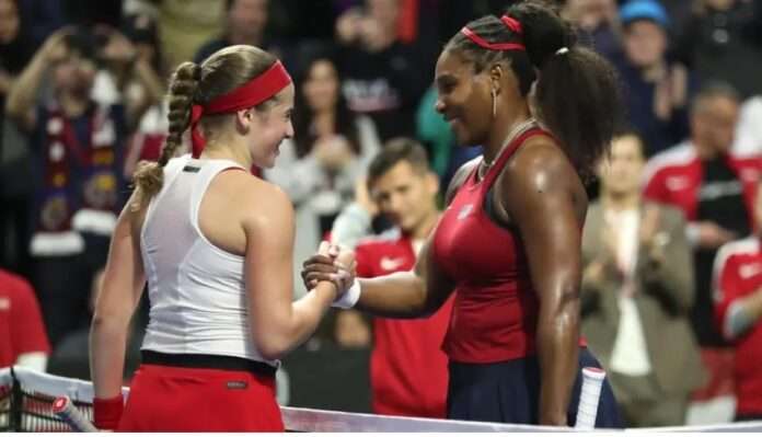 Jelena Ostapenko pays special tribute to Serena Williams after beating Venus Williams