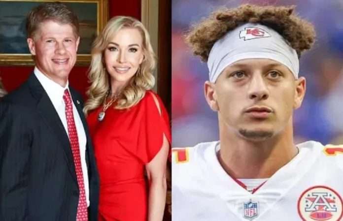 Tavia Shackles and patrick mahomes