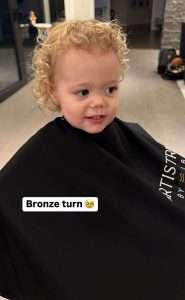 bronze haircut in