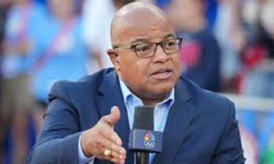 Mike Tirico talking