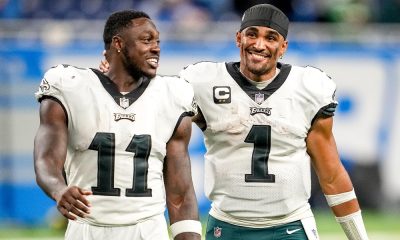 aj brown and hurts