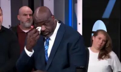 shaq tears up