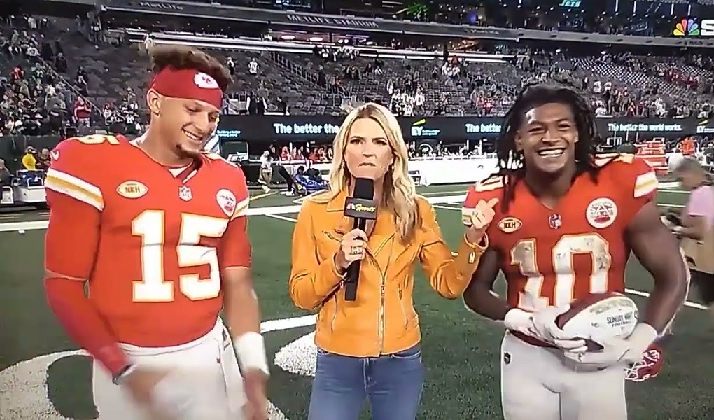 isiah pacheco and patrick mahomes